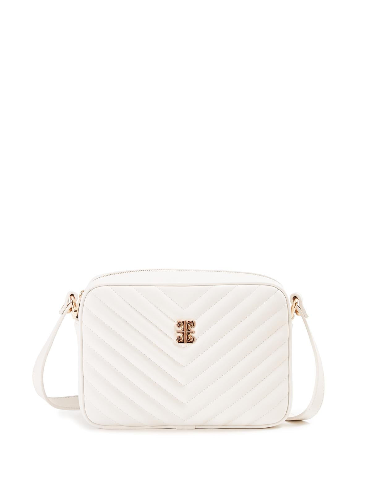 Beyaz Çapraz Çanta