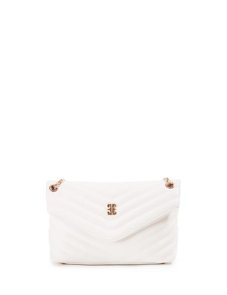 Beyaz Zincir Askılı Omuz Çantası - 50245183008