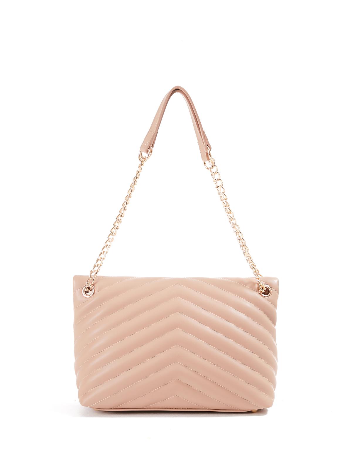 Kahverengi Zincir Askılı Omuz Çantası - 50245183006