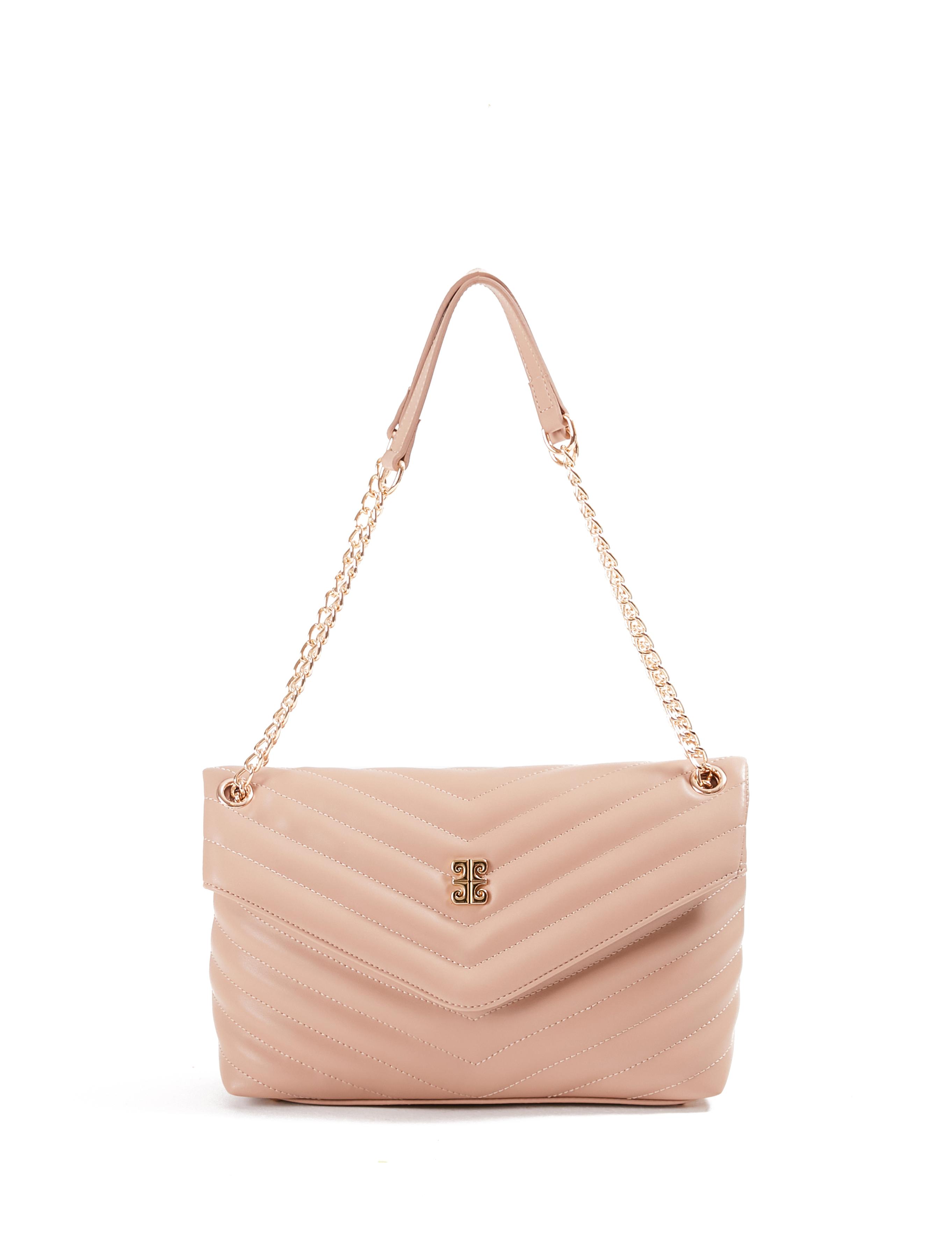 Kahverengi Zincir Askılı Omuz Çantası