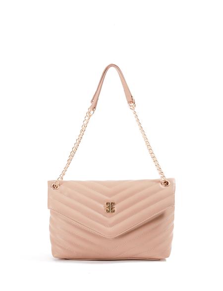 Kahverengi Zincir Askılı Omuz Çantası - 50245183006