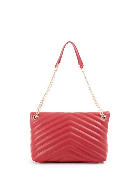 Kırmızı Zincir Askılı Omuz Çantası - 50245183003