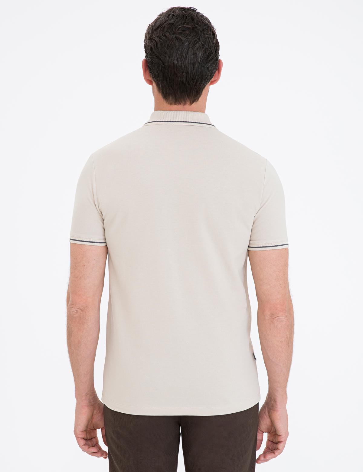 Taş Slim Fit Polo Yaka Basic Tişört - 50239844050