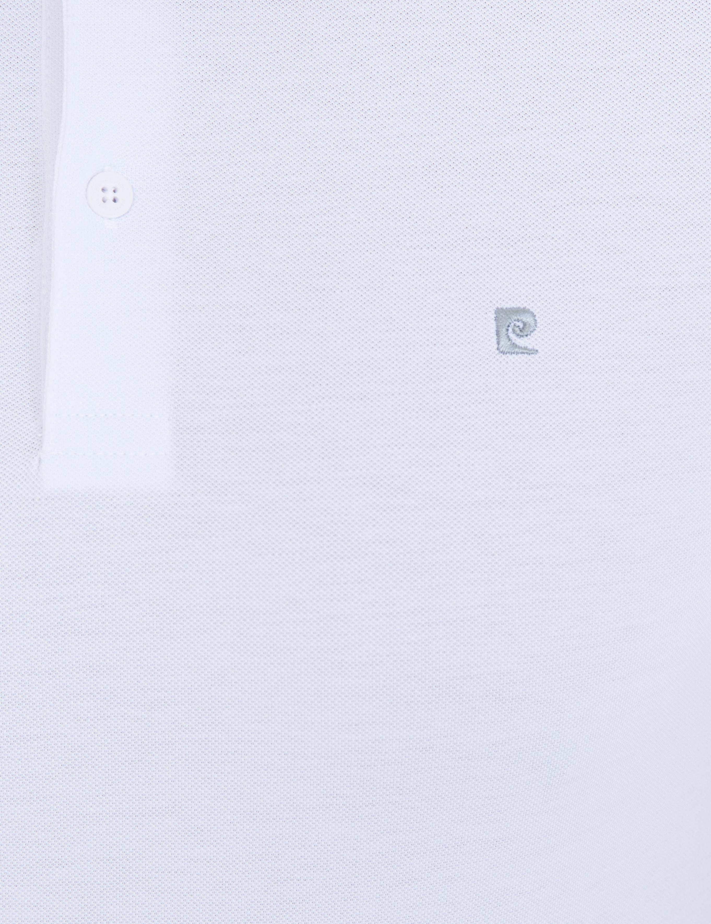 Beyaz Slim Fit Basic Polo Yaka T-Shirt