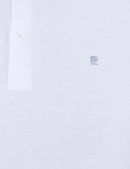 Beyaz Slim Fit Basic Polo Yaka T-Shirt - 50239844005