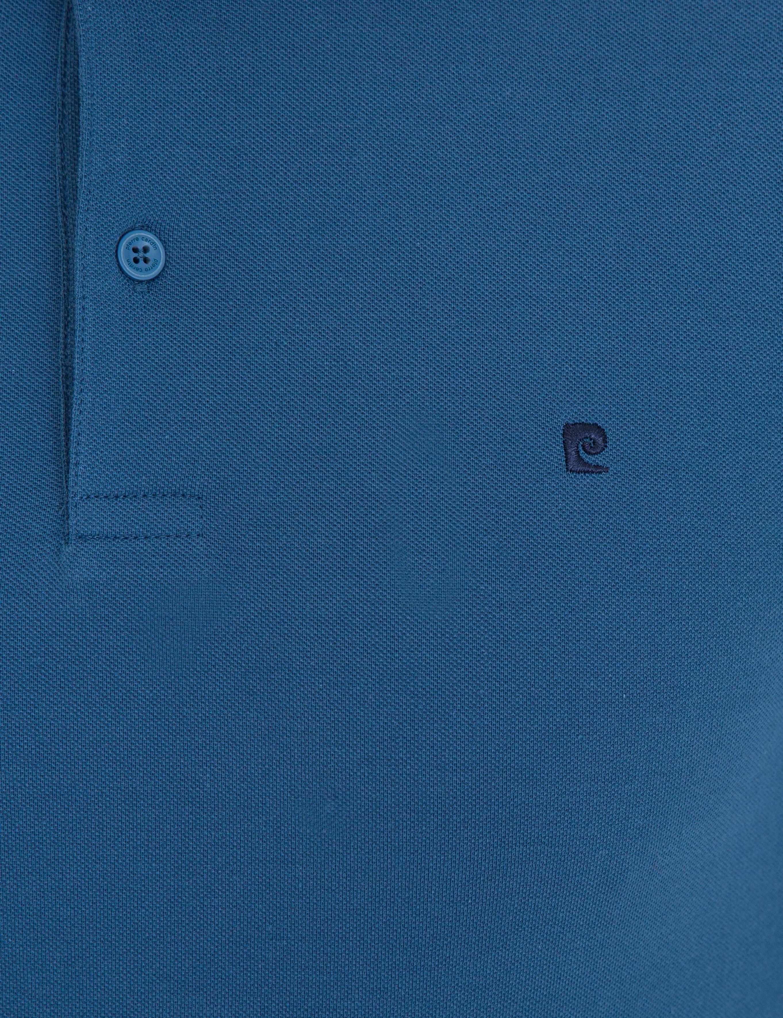 İndigo Mavi Slim Fit Basic Polo Yaka T-Shirt