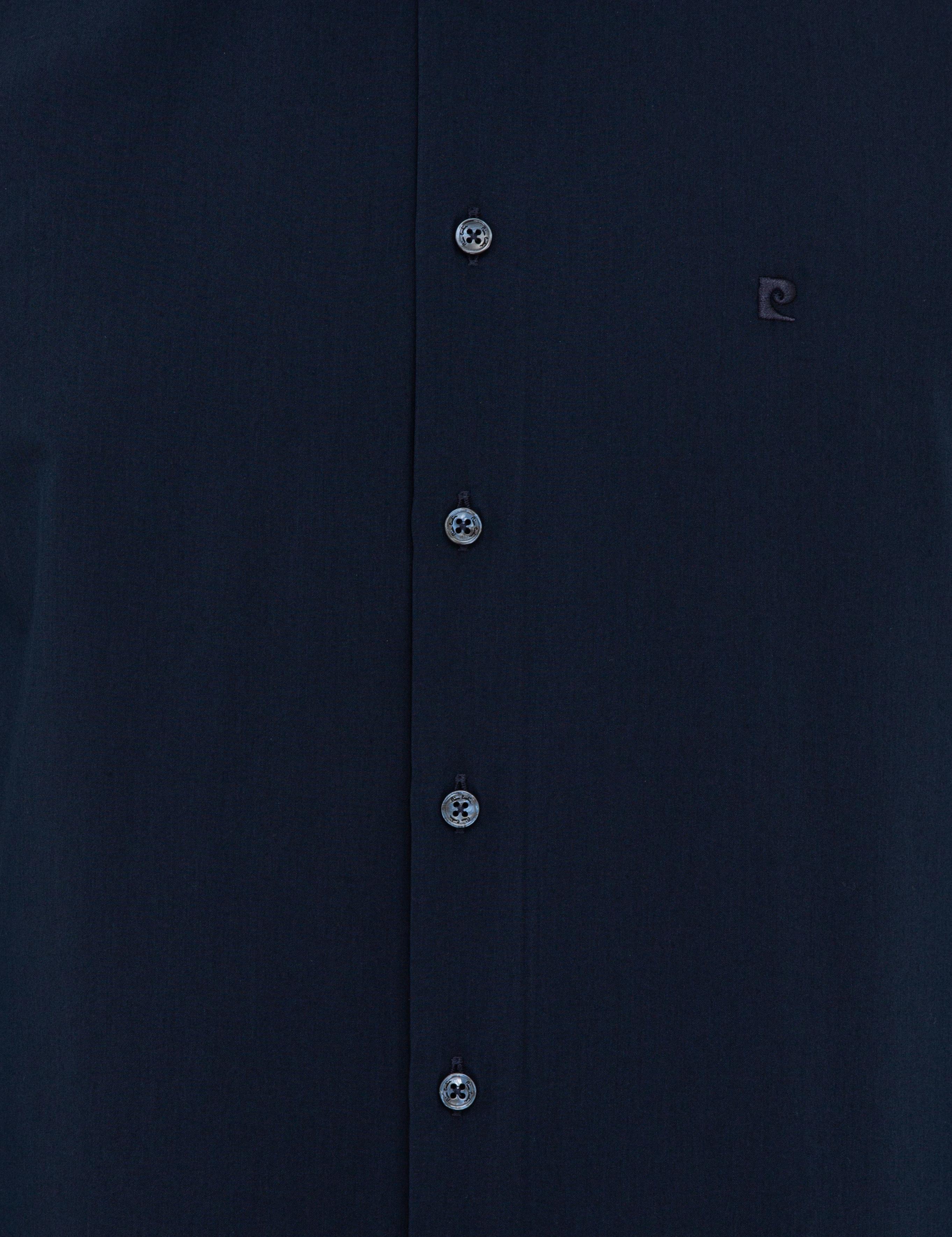 Lacivert Slim Fit Basic Gömlek