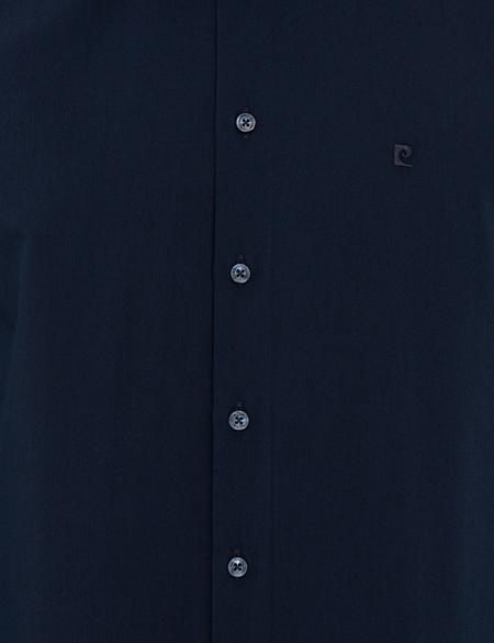 Lacivert Slim Fit Basic Gömlek - 50240454028