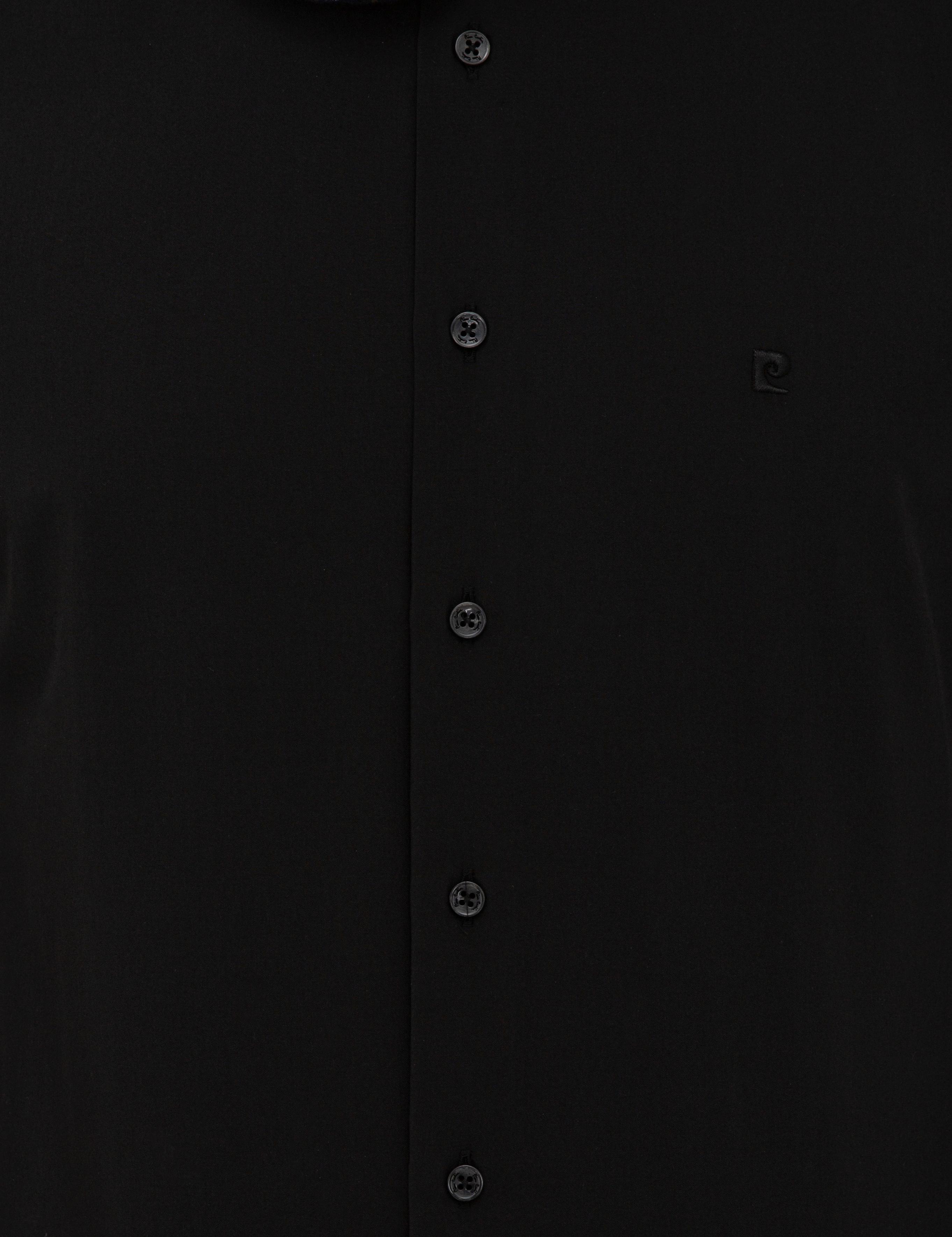 Siyah Slim Fit Basic Gömlek