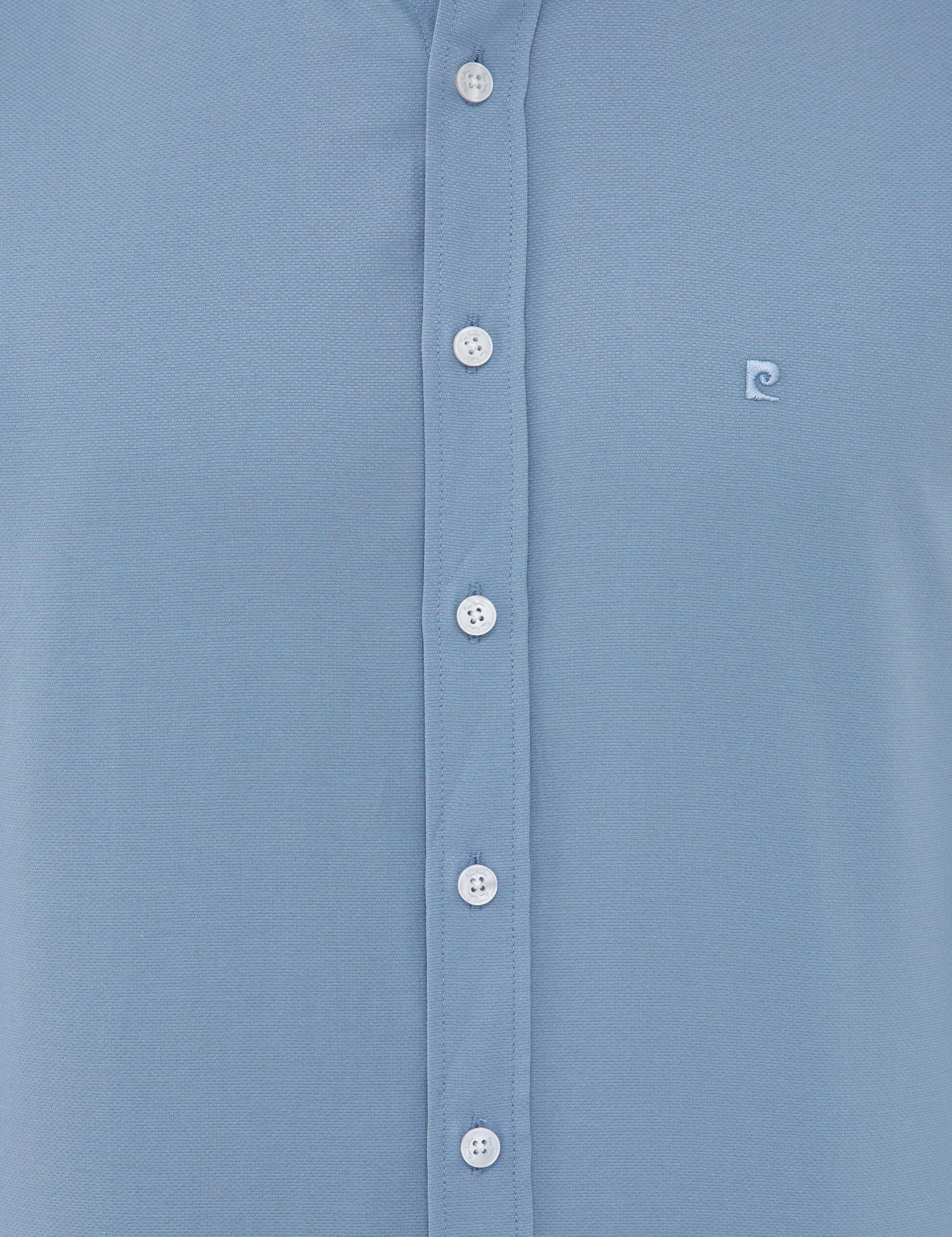 Koyu Mavi Slim Fit Oxford Gömlek