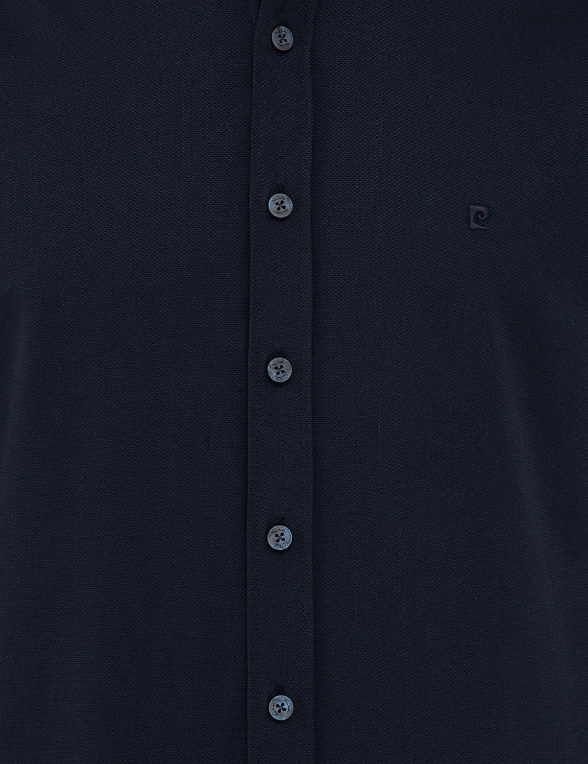 Lacivert Slim Fit Oxford Gömlek - 50240386041