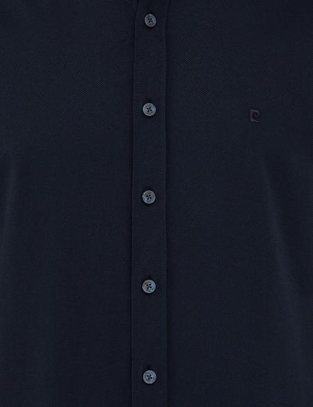 Lacivert Slim Fit Oxford Gömlek - 50240386041