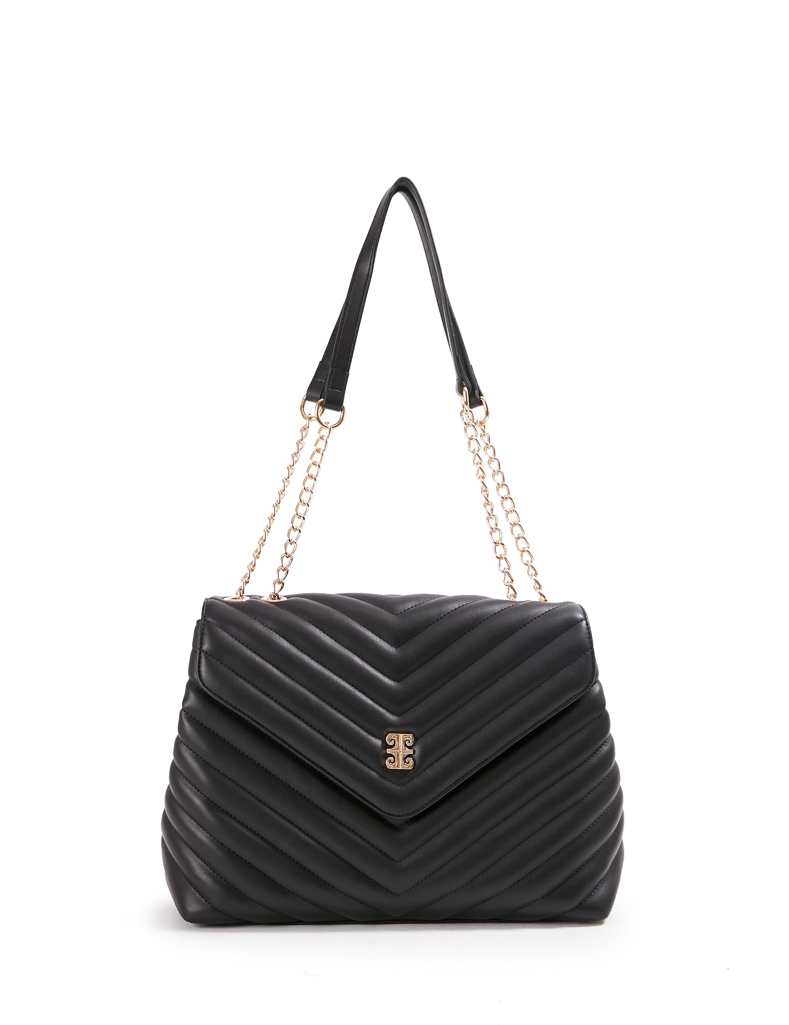 Siyah Zincir Askılı Omuz Çantası