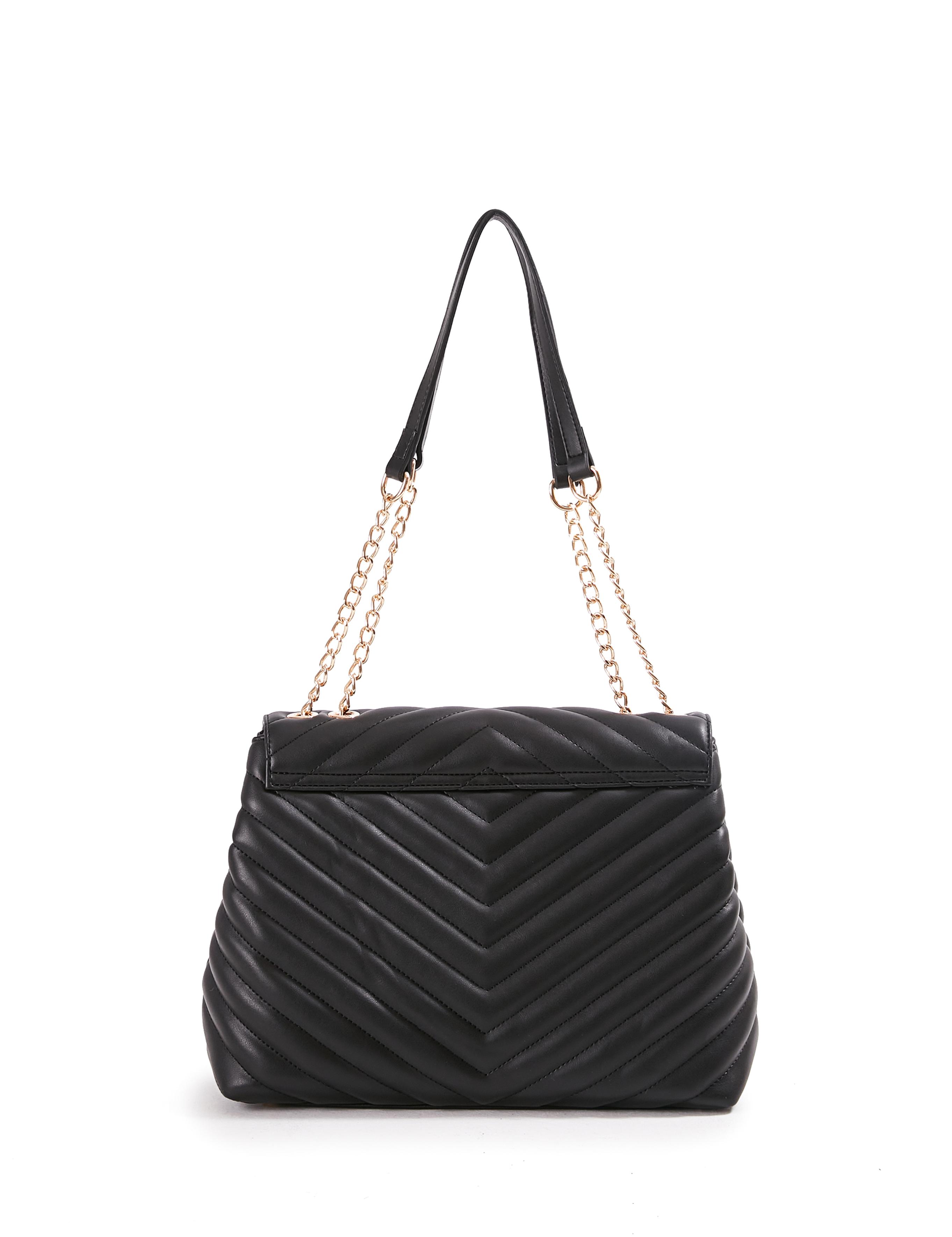 Siyah Zincir Askılı Omuz Çantası