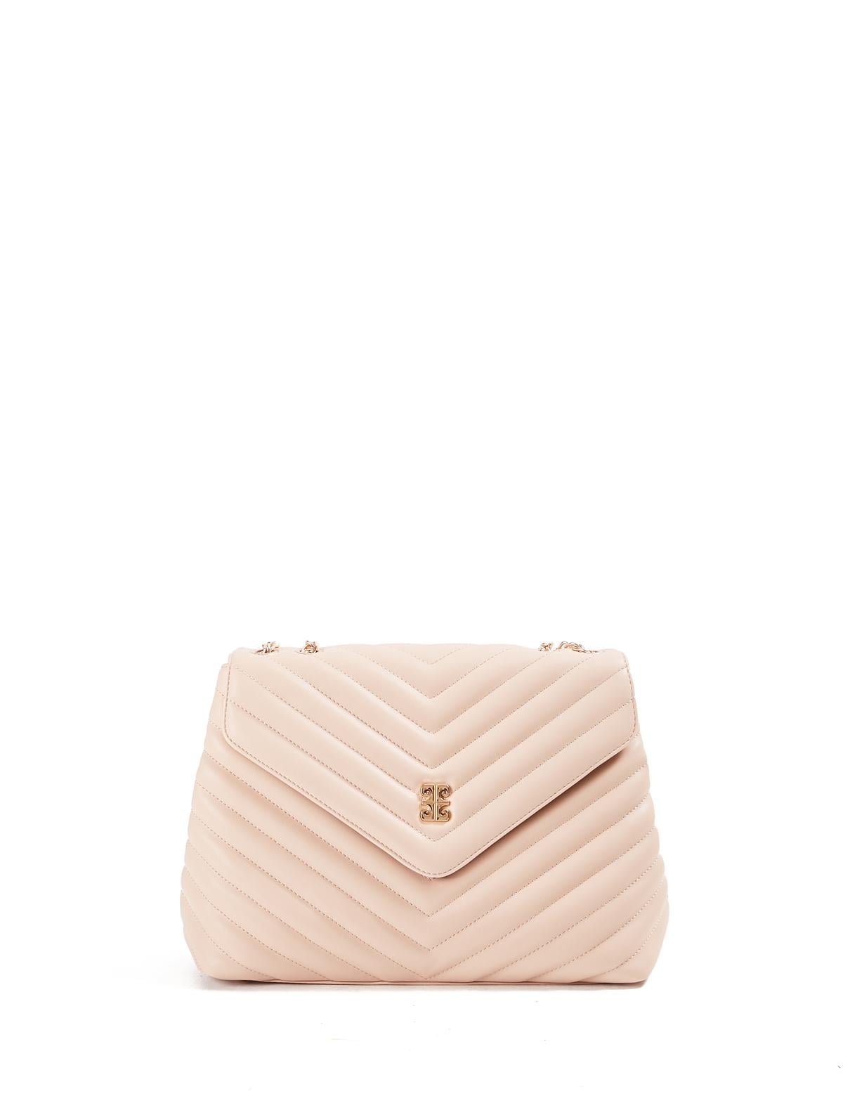 Nude Zincir Askılı Omuz Çantası - 50245066009