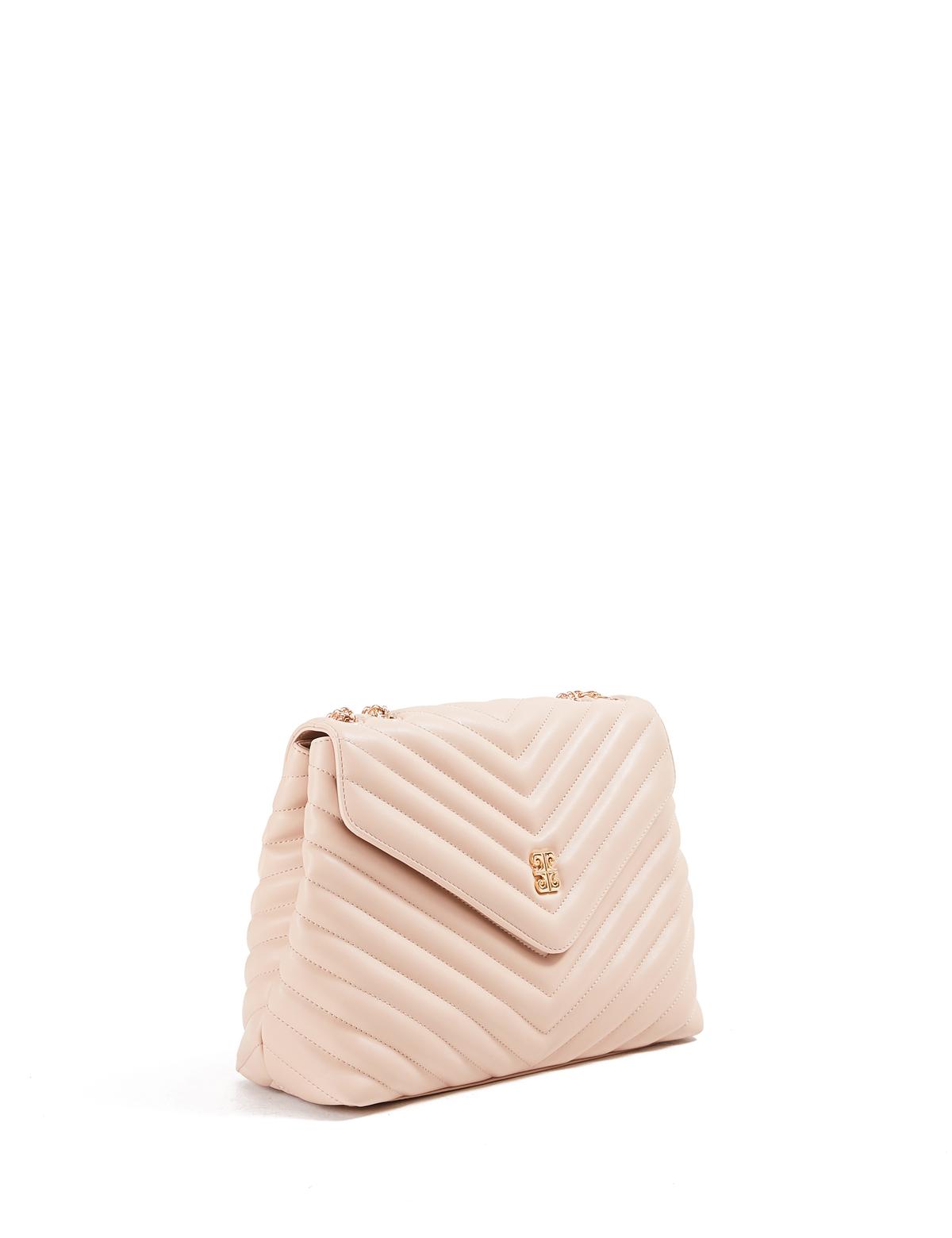 Nude Zincir Askılı Omuz Çantası - 50245066009