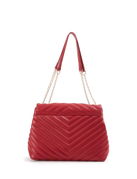 Kırmızı Zincir Askılı Omuz Çantası - 50245066003