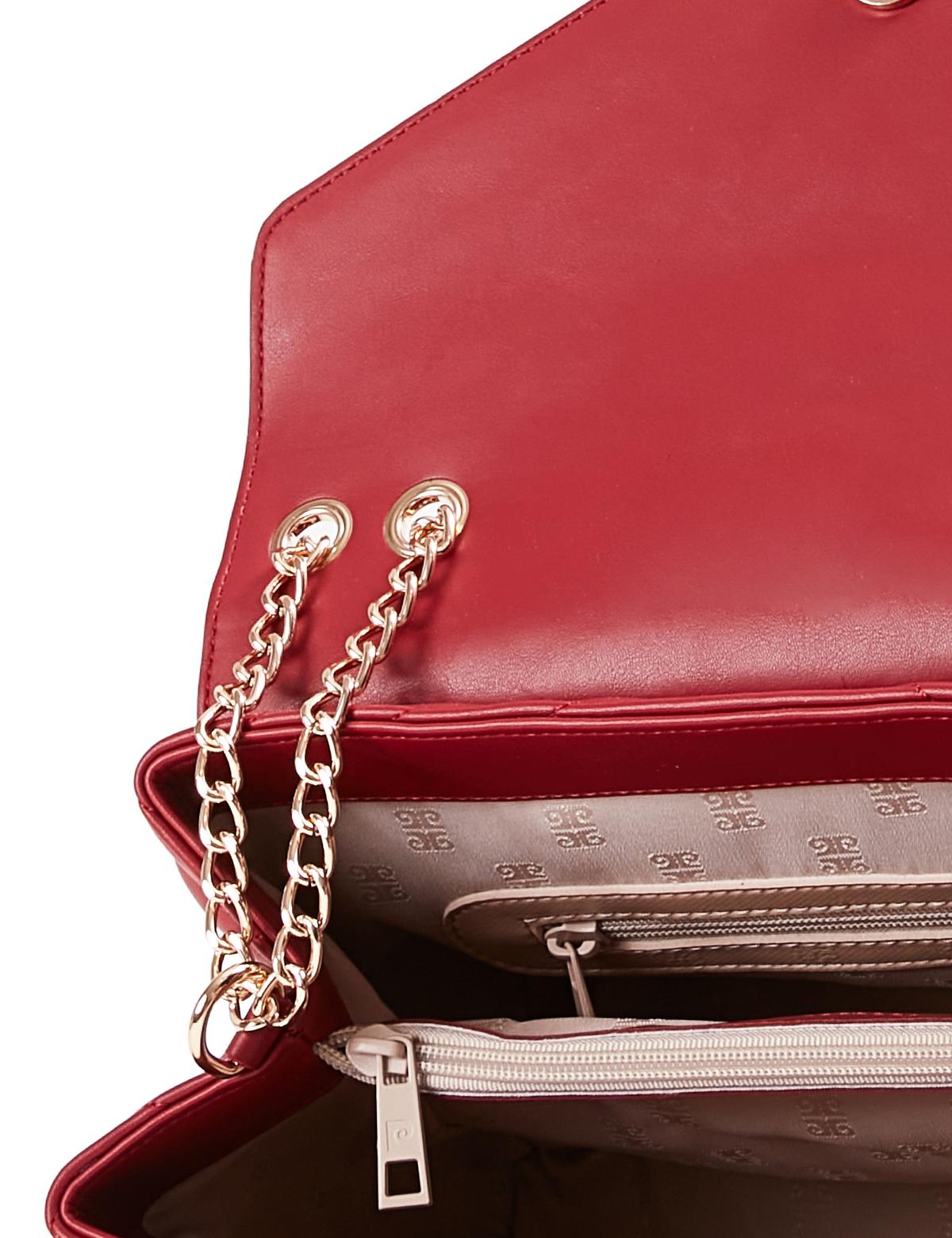 Kırmızı Zincir Askılı Omuz Çantası - 50245066003