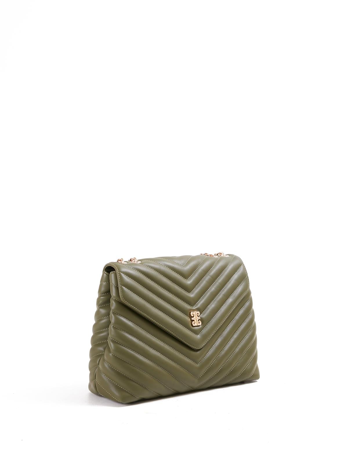 Haki Zincir Askılı Omuz Çantası - 50245066004