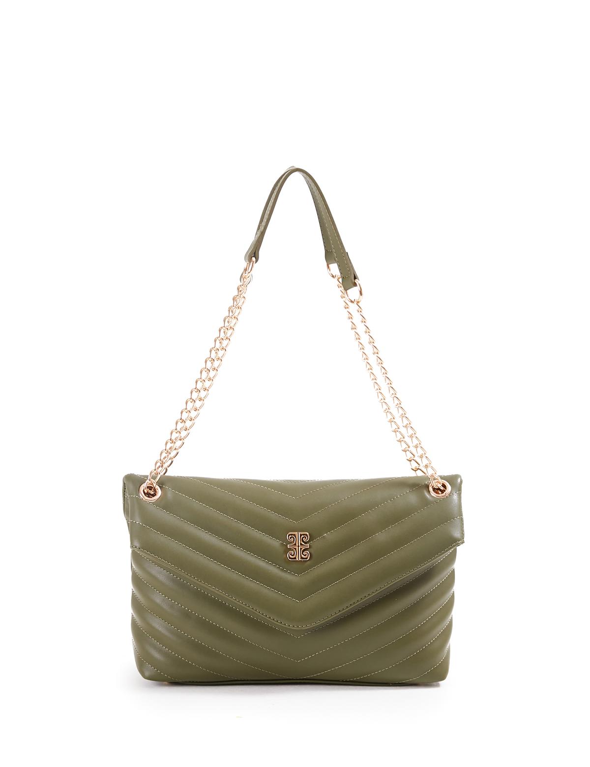 Haki Zincir Askılı Omuz Çantası - 50245183004