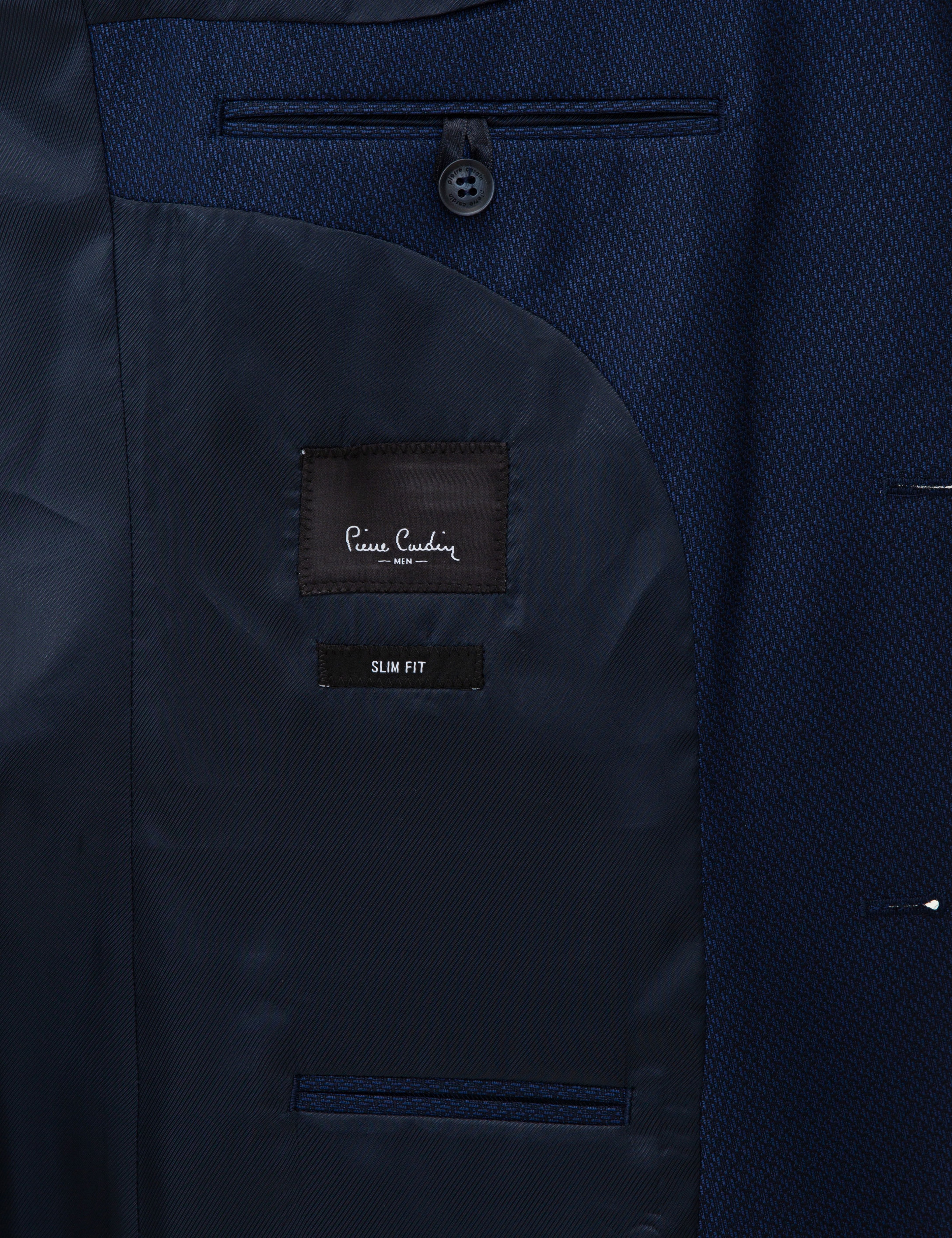 Mavi Slim Fit Takım Elbise