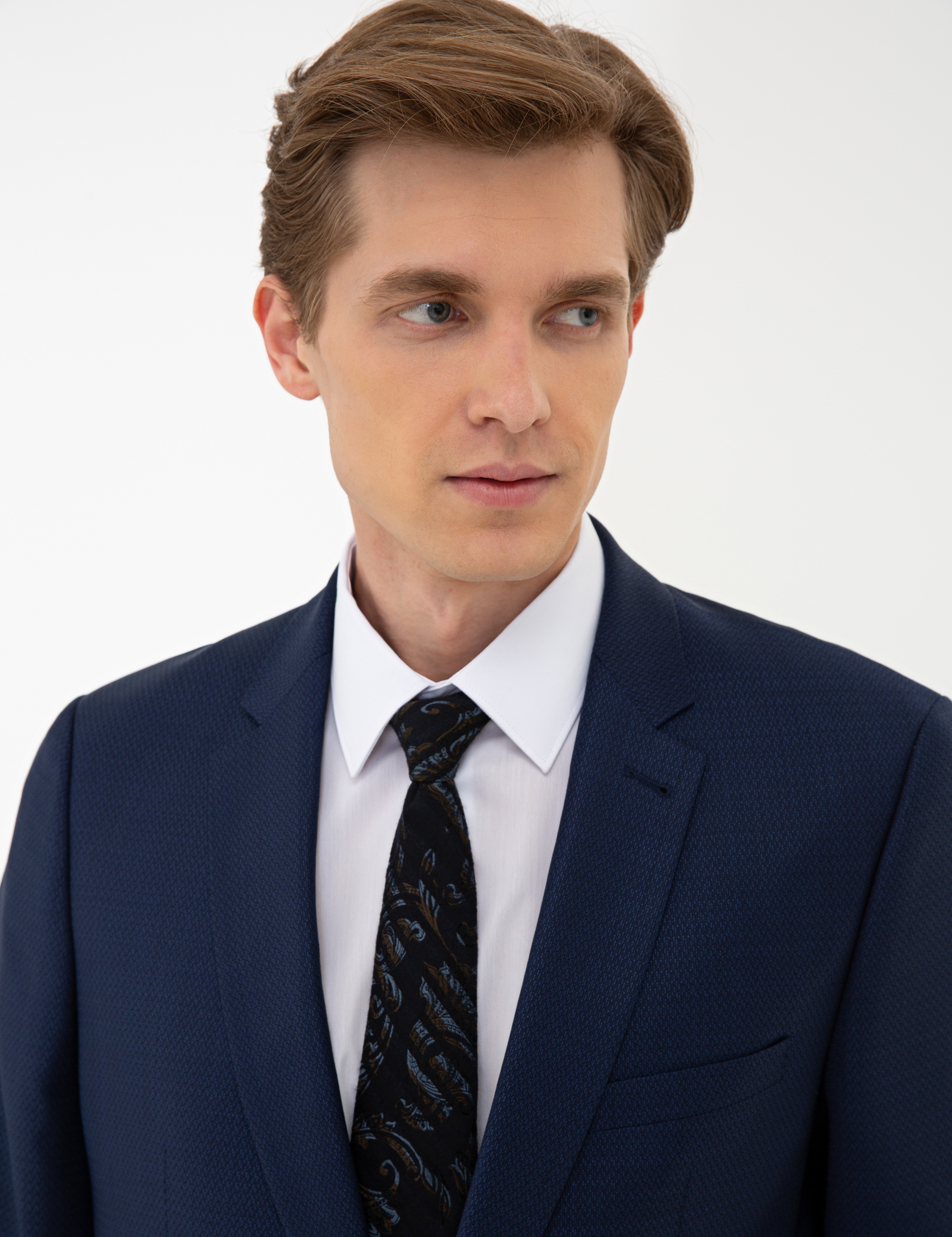 Mavi Slim Fit Takım Elbise - Image 2