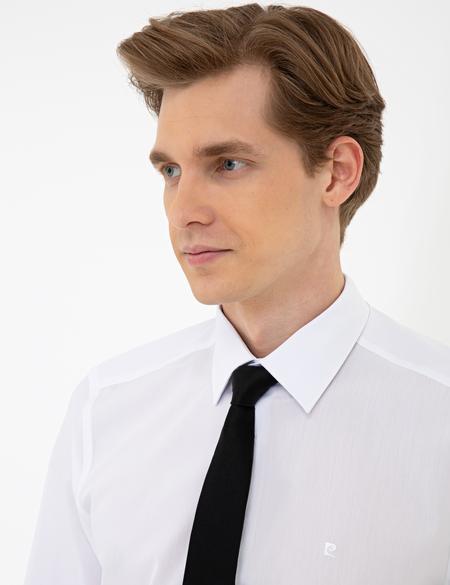 Beyaz Regular Fit Basic Gömlek - 50240463014