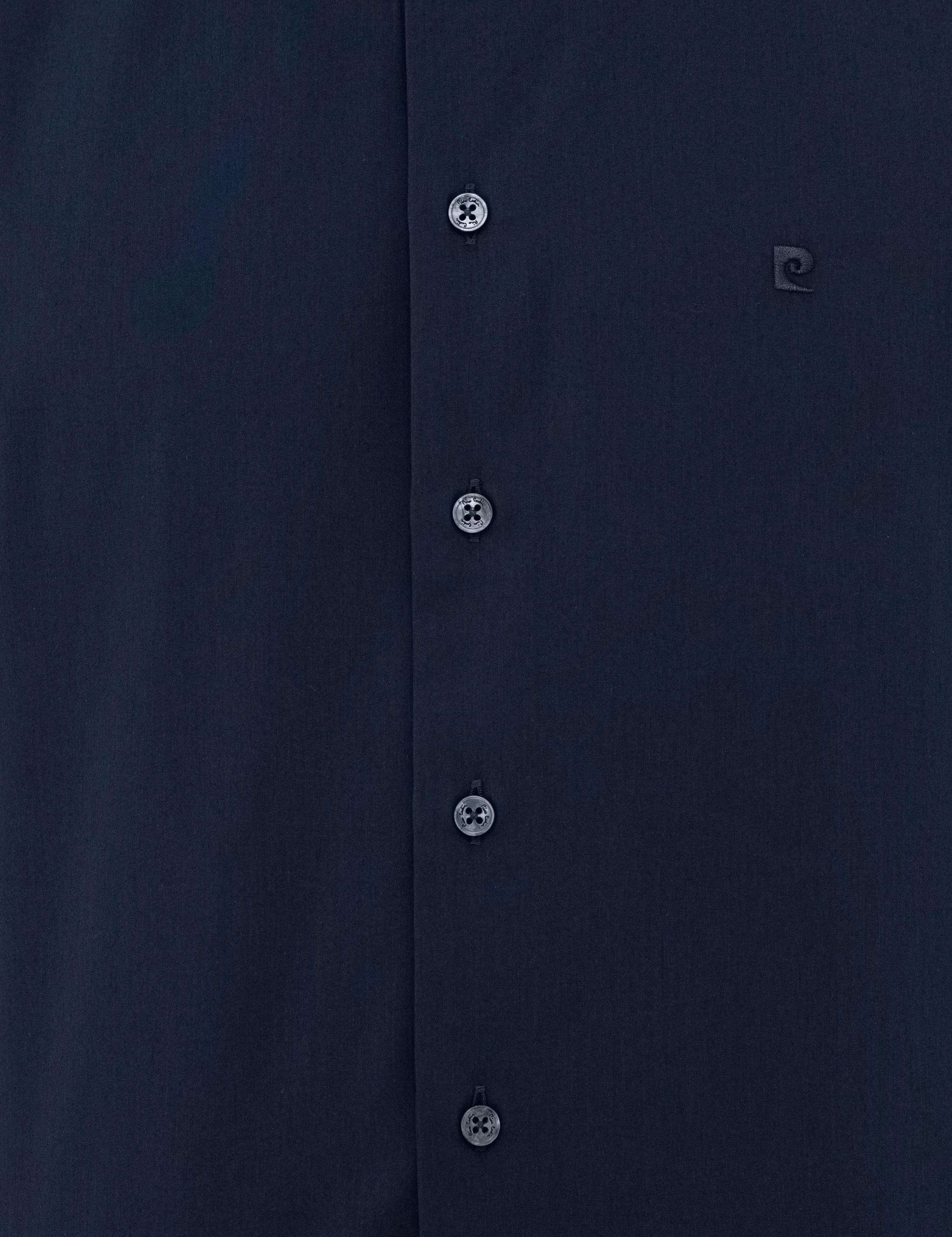 Lacivert Regular Fit Uzun Kollu Basic Gömlek