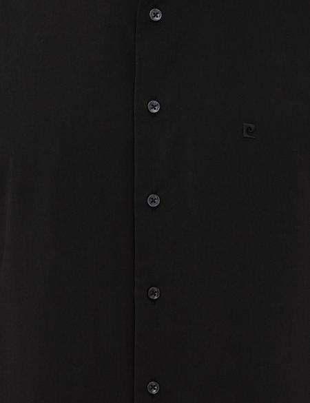 Siyah Regular Fit Basic Gömlek - 50240463044