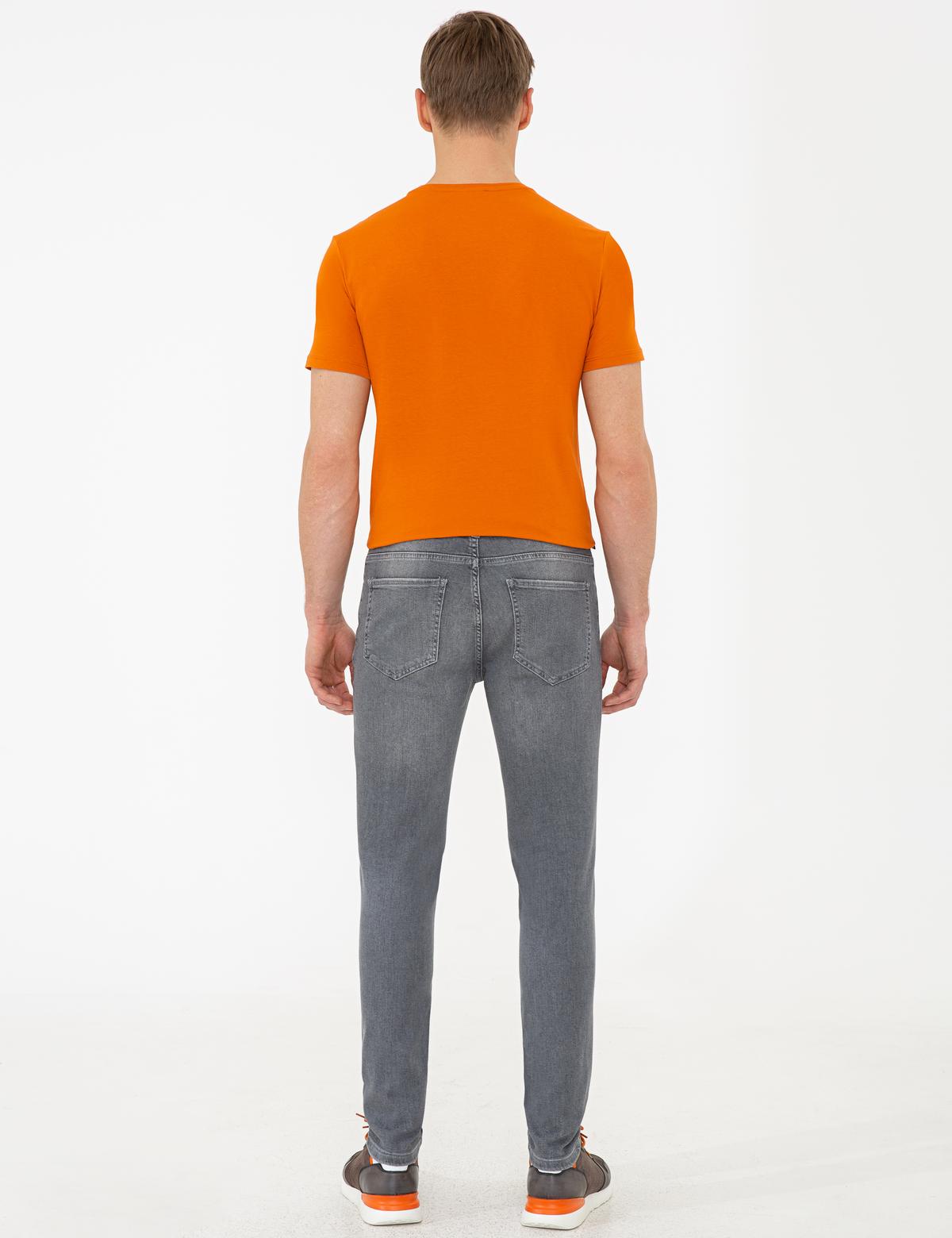 Koyu Gri Real Slim Fit Jean Pantolon - 50235753073