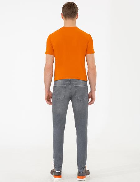 Koyu Gri Real Slim Fit Jean Pantolon - 50235753073