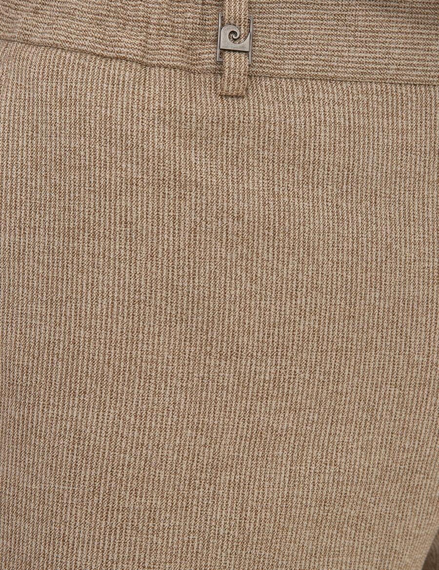 Bej Slim Fit Kumaş Pantolon