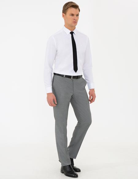 Gri Slim Fit Pantolon - 50236548015