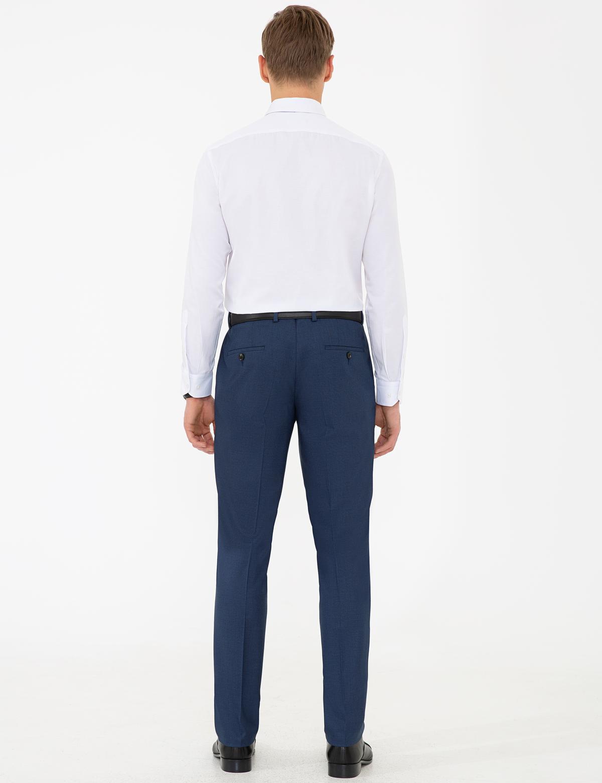 Açık Lacivert Slim Fit Kumaş Pantolon - 50236548039