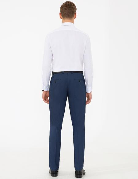 Açık Lacivert Slim Fit Kumaş Pantolon - 50236548039