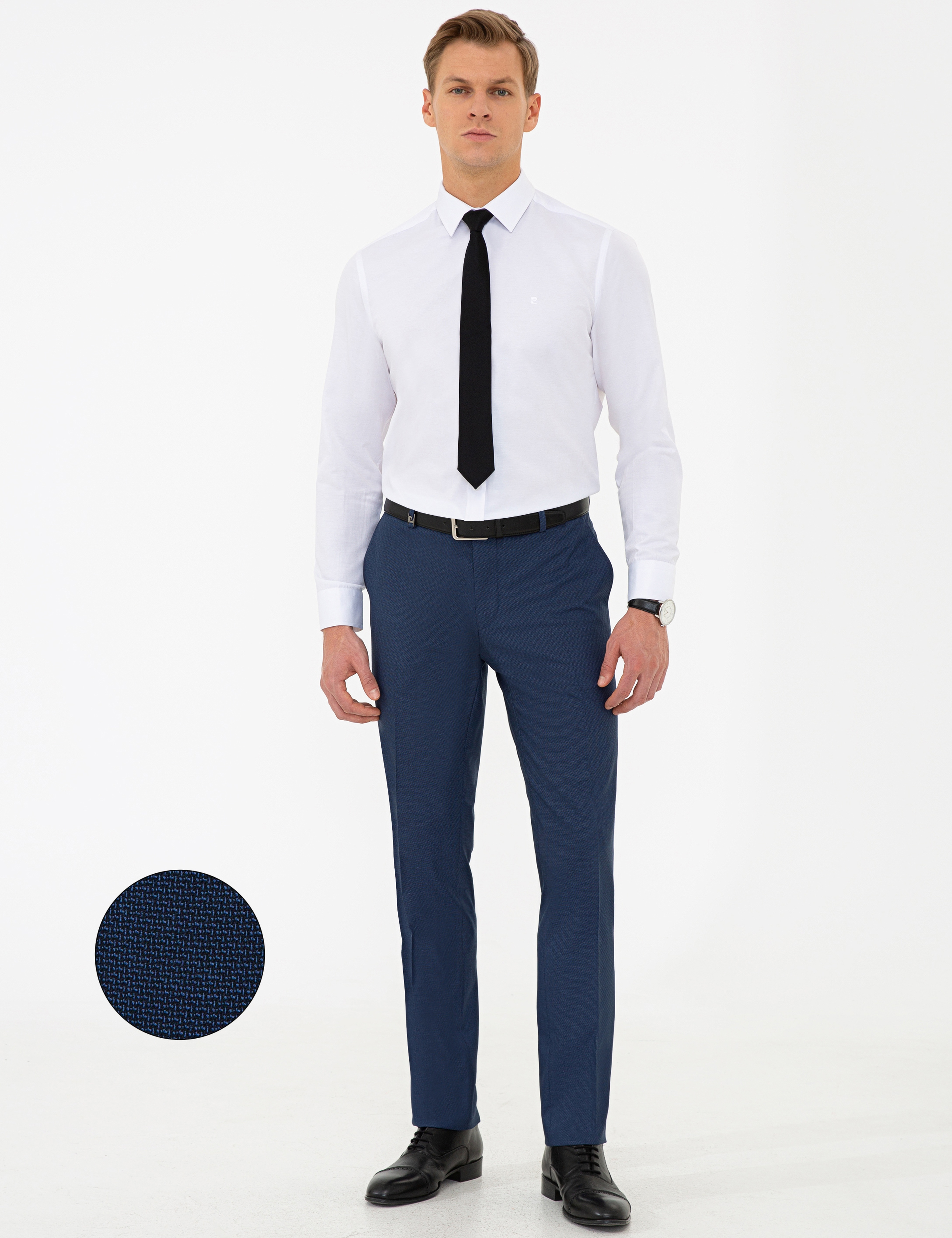 Açık Lacivert Slim Fit Pantolon