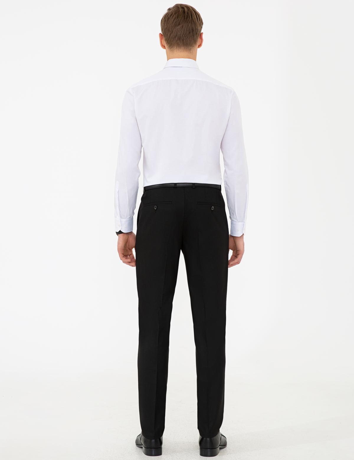 Siyah Ex. Slim Fit Kumaş Pantolon - 50236547015