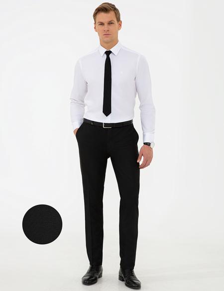Siyah Ex. Slim Fit Kumaş Pantolon - 50236547015