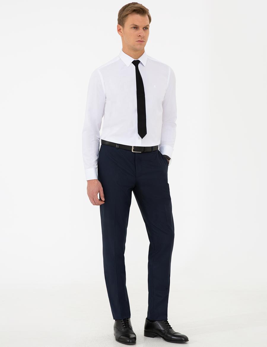 Lacivert Ex. Slim Fit Pantolon