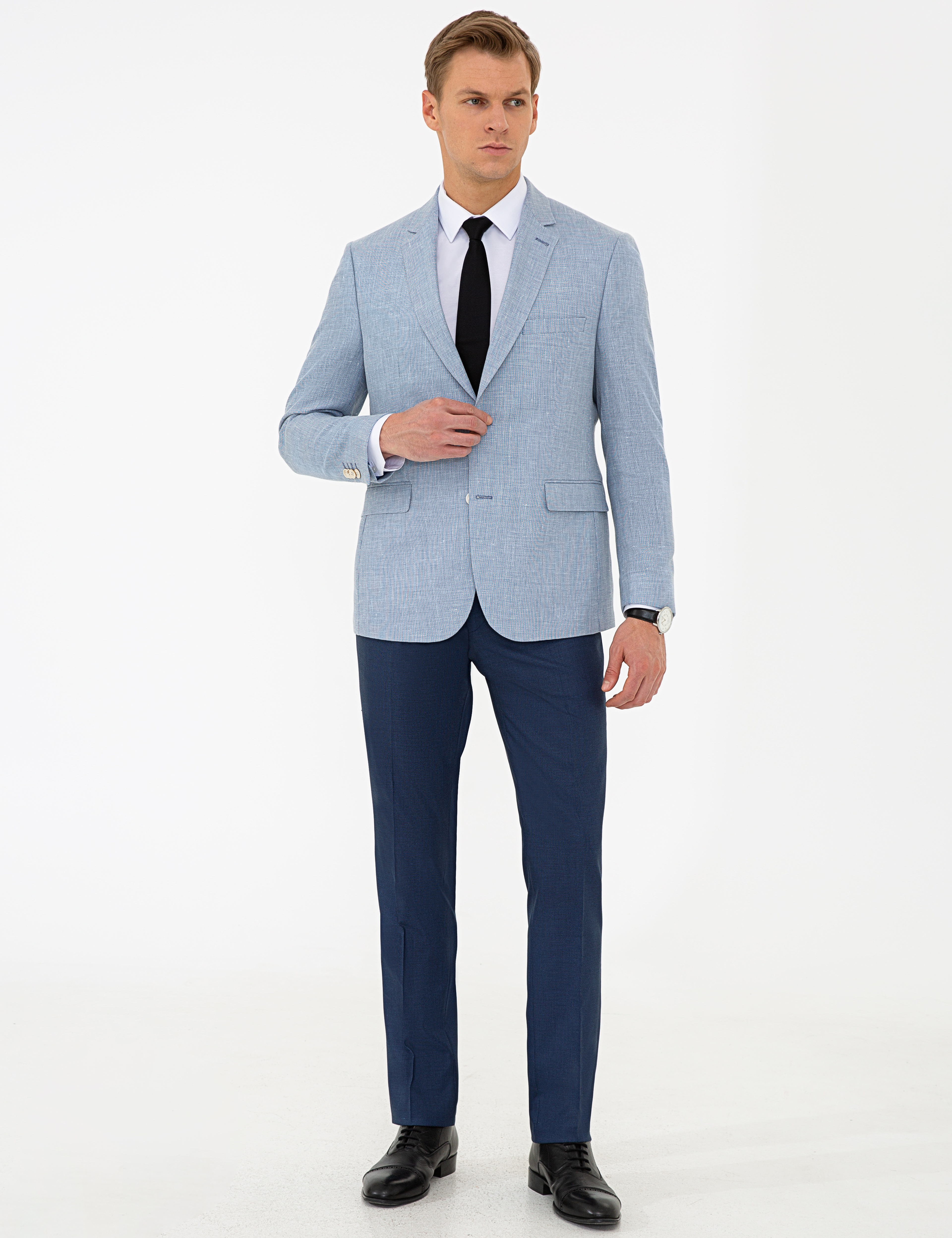 Mavi Slim Fit Ceket - Image 5