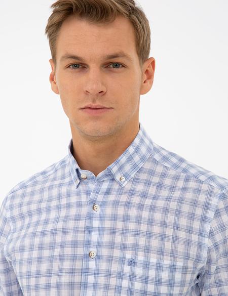 Mavi Regular Fit Kısa Kollu Gömlek - 50237325009