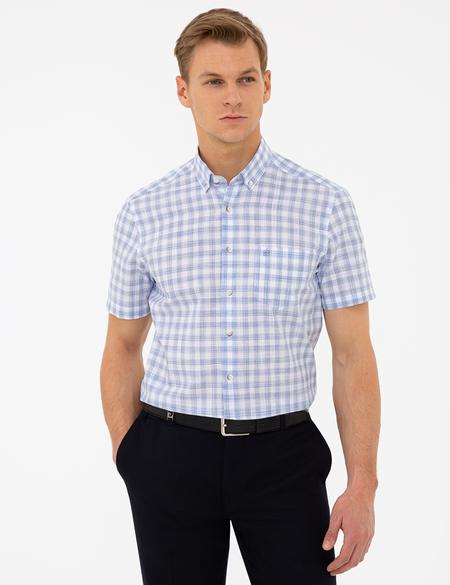 Mavi Regular Fit Kısa Kollu Gömlek - 50237325009