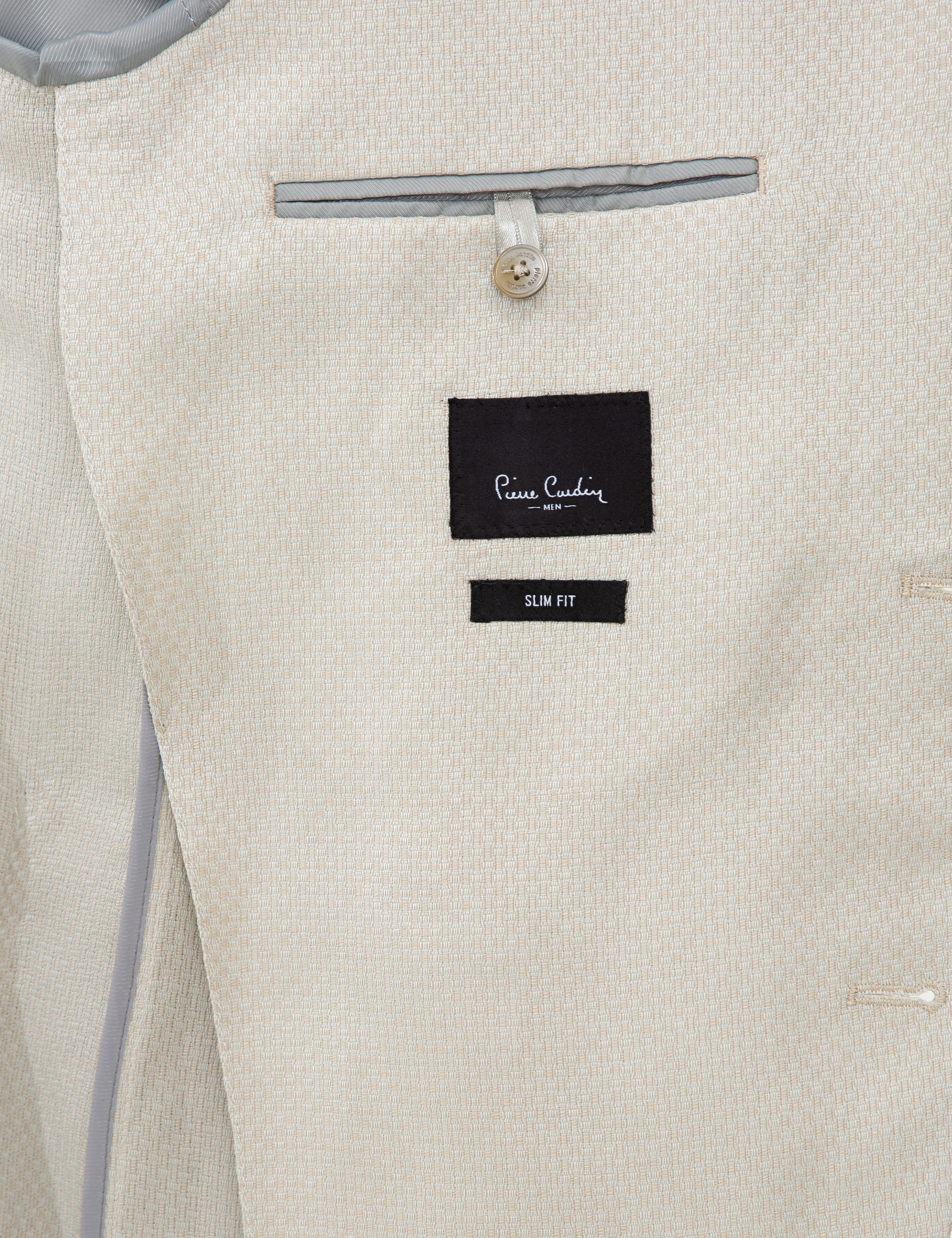 Bej Slim Fit Ceket - Image 6
