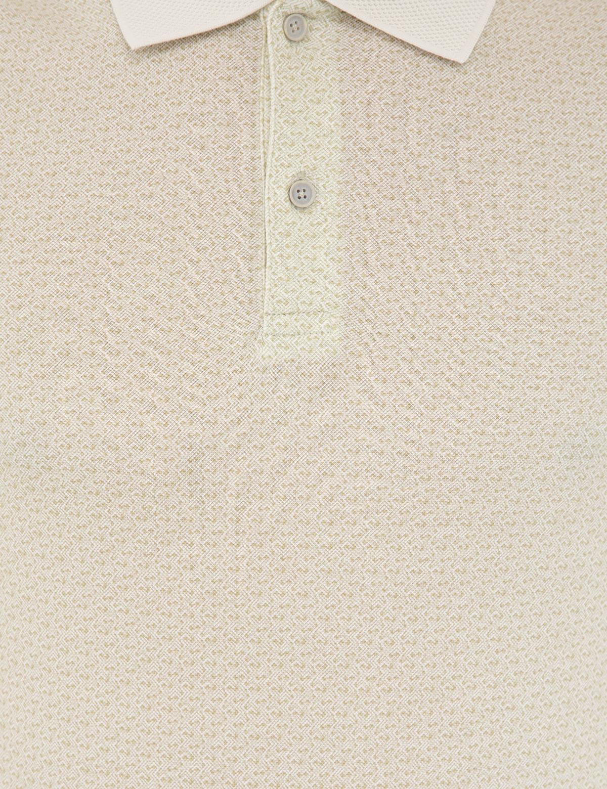 Açık Yeşil Slim Fit Polo Yaka Tişört - 50232434151