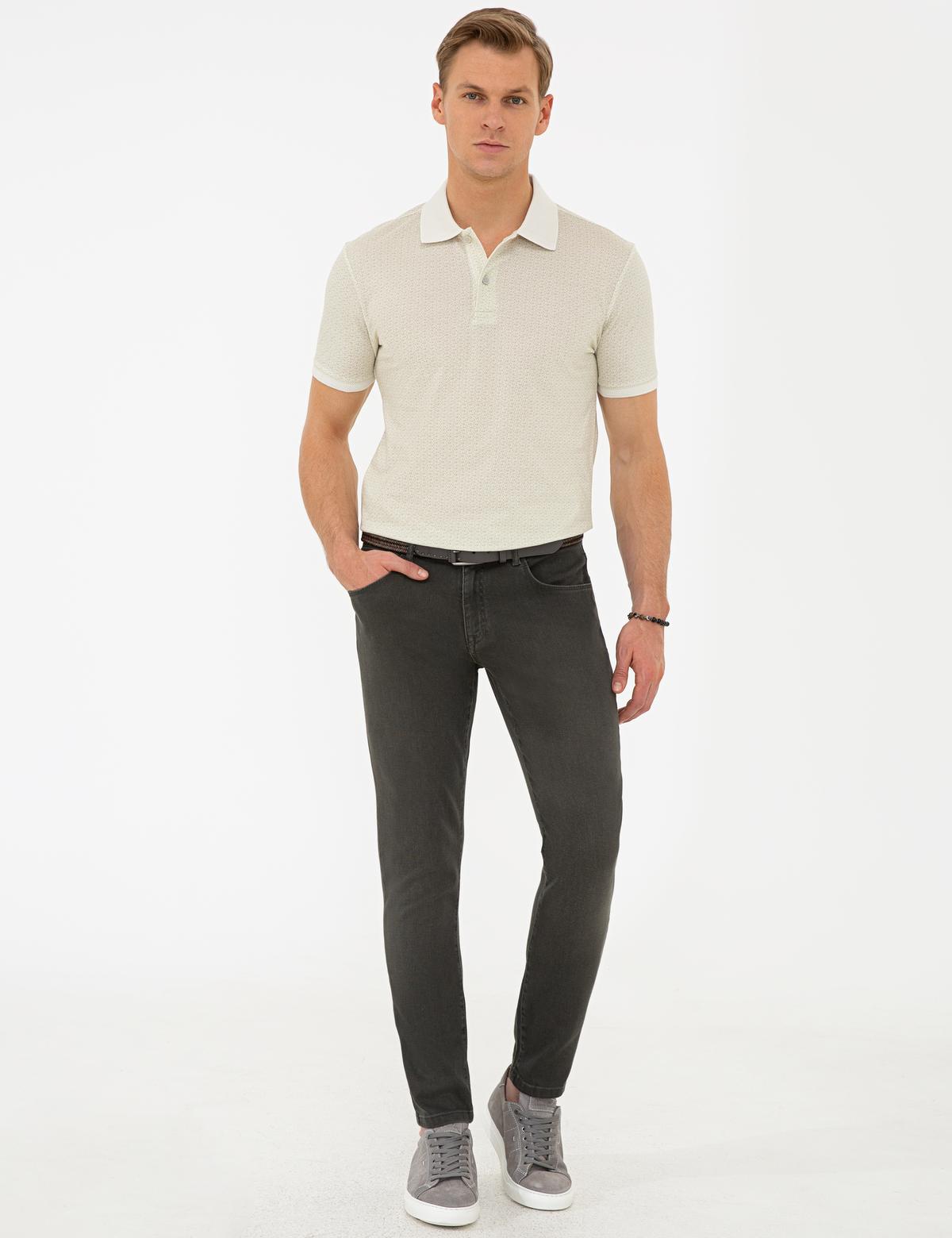 Açık Yeşil Slim Fit Polo Yaka Tişört - 50232434151