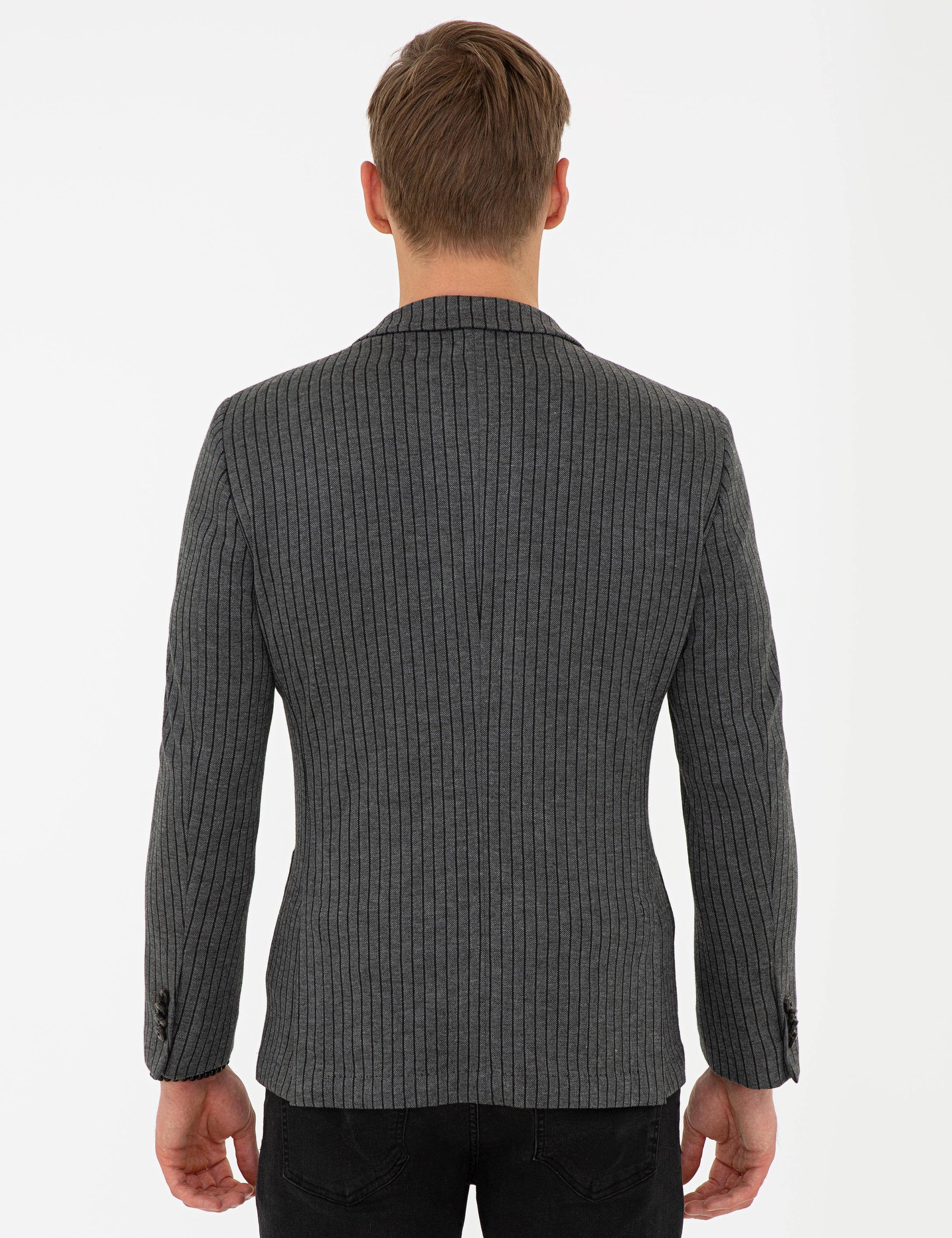 Gri Ex. Slim Fit Ceket