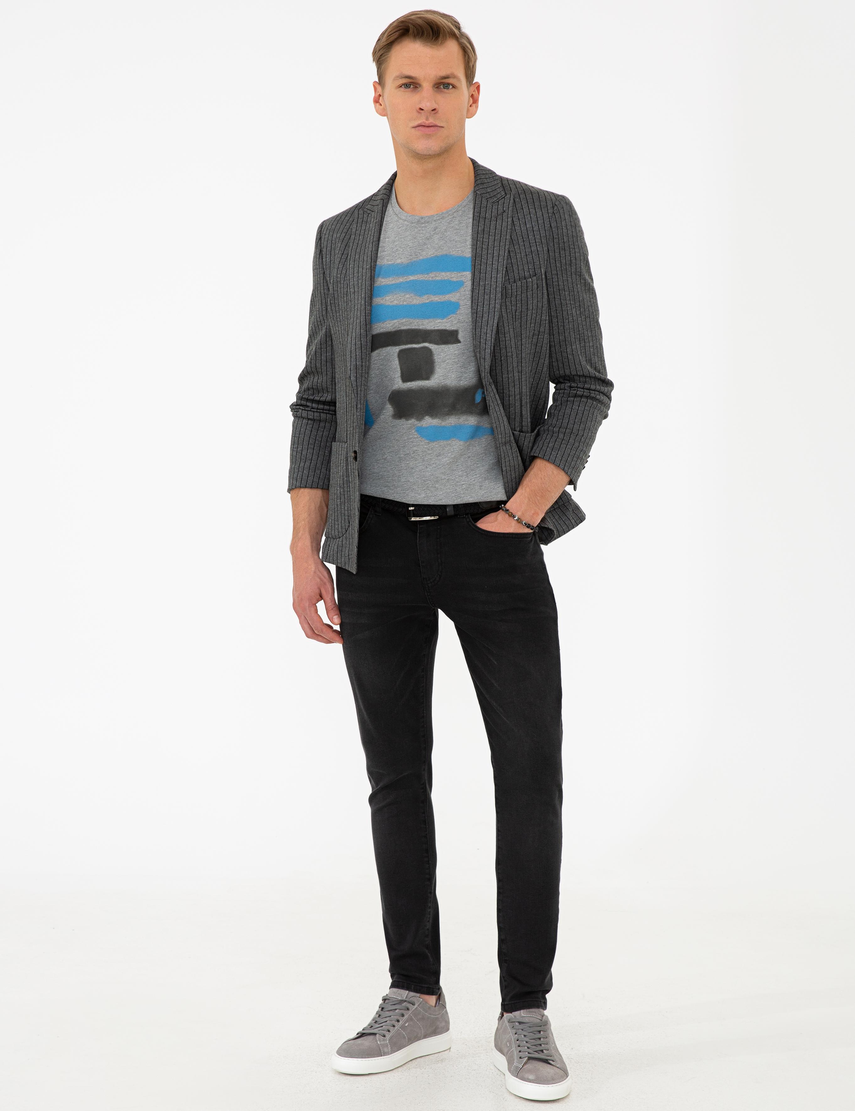 Gri Ex. Slim Fit Ceket