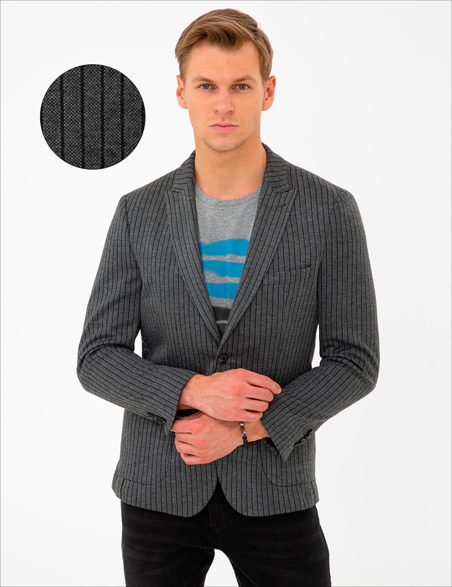 Gri Ex. Slim Fit Ceket