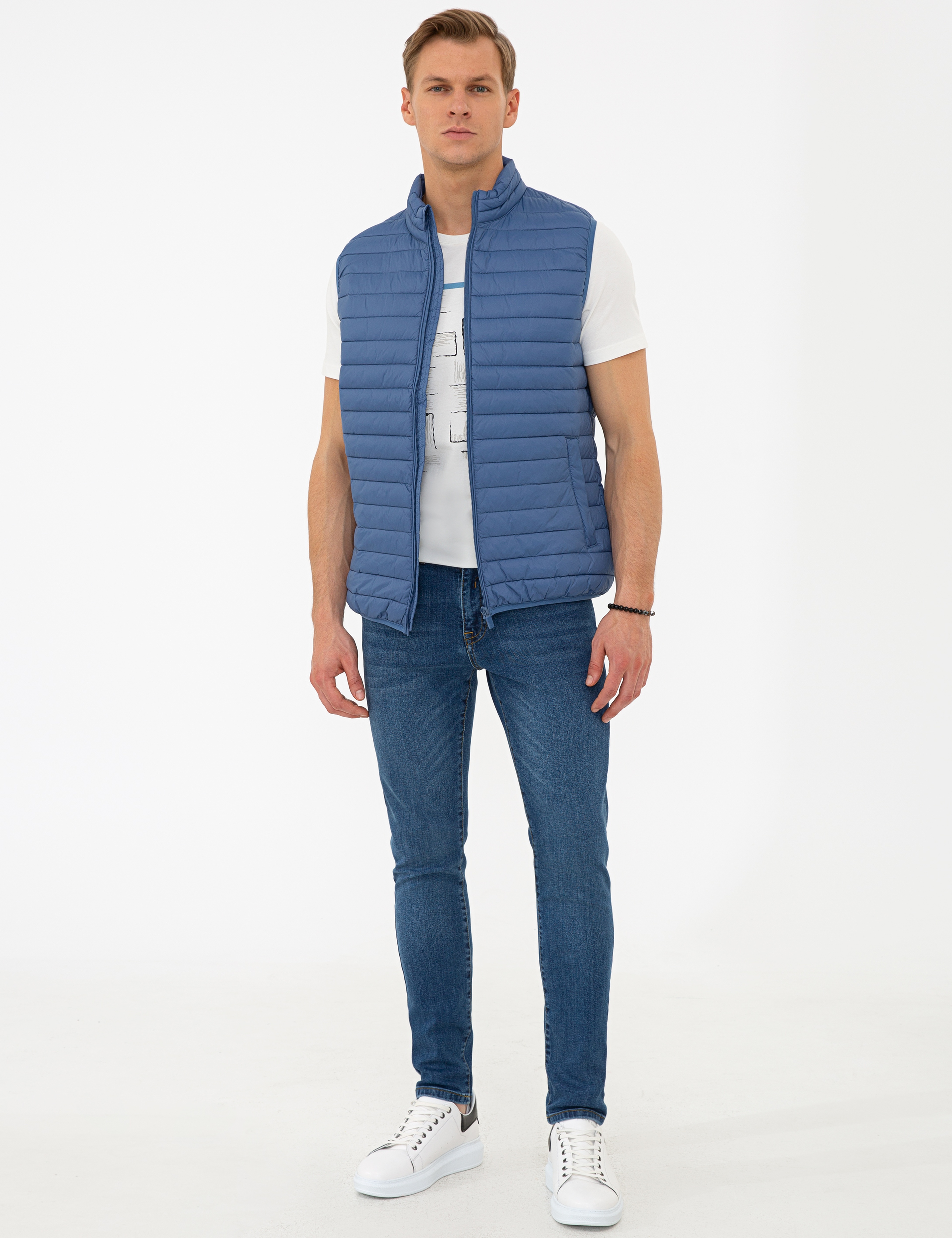 İndigo Standart Fit Yelek - Image 3