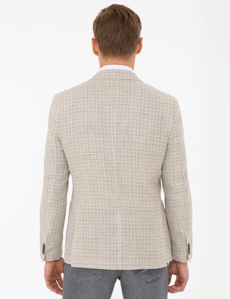 Bej Ex. Slim Fit Ceket - 50233765005